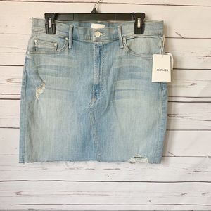 NWT Mother Denim Mini Skirt- 31